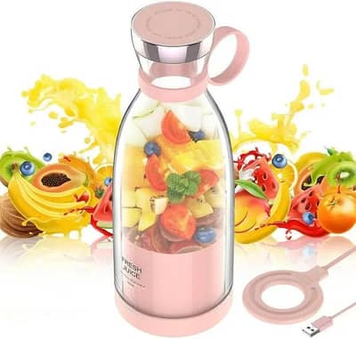 mini Pink juice blender pink transparent ABS kitchen