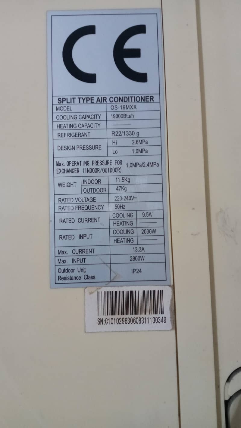 Ac 1.50 ton split 3