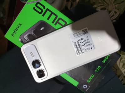 Infinix smart 10 plus 4+4 128 pta approved with box no charge