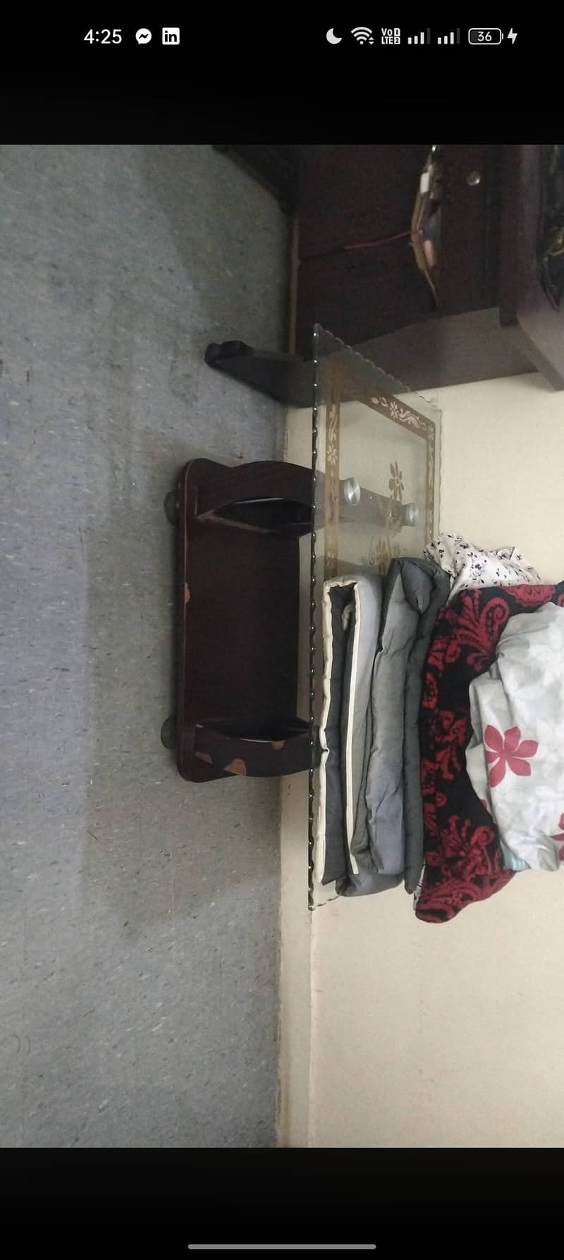 L shape sofa with table 2