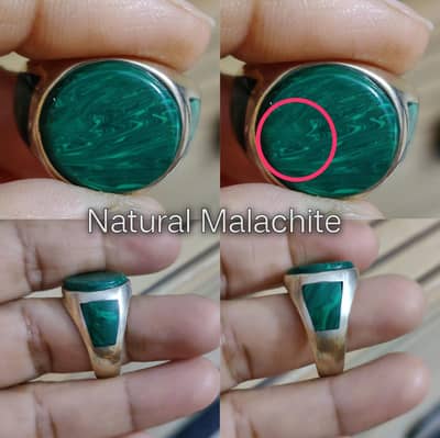 Malachite Stone Ring