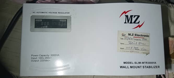 3000VA Stabilizer for AC & Fridge – Urgent Sale