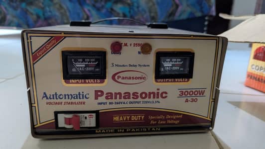 I am selling my Panasonic Voltage Stabilizer