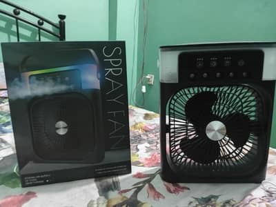 mini ac spray fan rechargeable