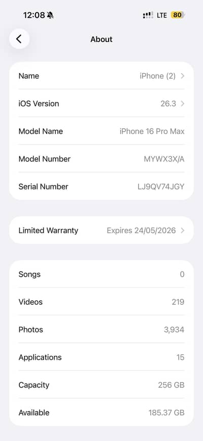 Iphone 16promax PTA approved