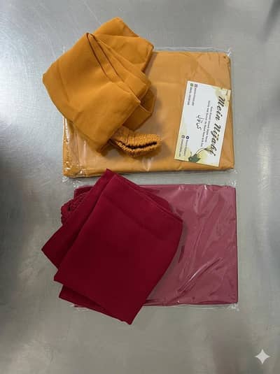 Hijab tubes/caps and Naqab