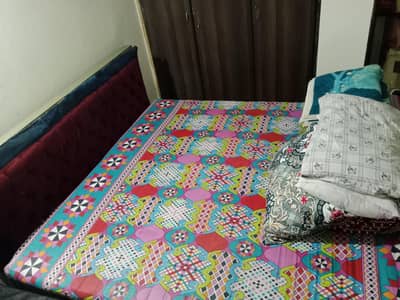 Bed with Foam Mattress for Sale