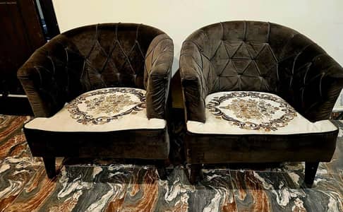 2 sofa coffee chairs for sale in excellent condition
