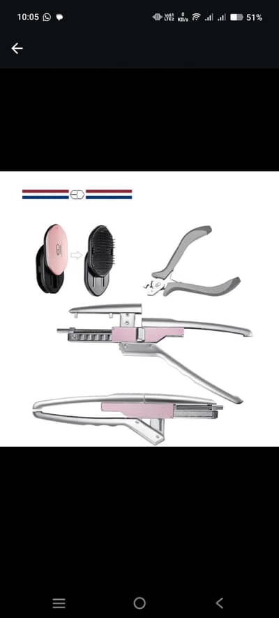 6D Gun Machine | 6D clip box | Imported hair extensions