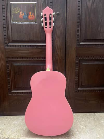 classical guitar nylon expensive pink