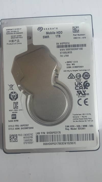 laptop hard drive one tb