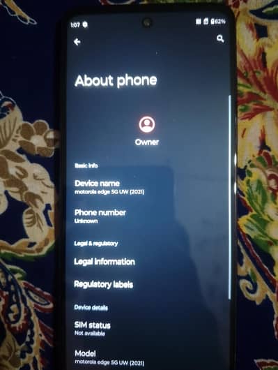 Motorola edge 5G (2021)