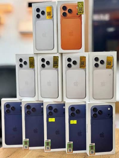 Iphone 17 Pro Max & Iphone 17 pro Boxpack PTA APPROVED 2 year waranty