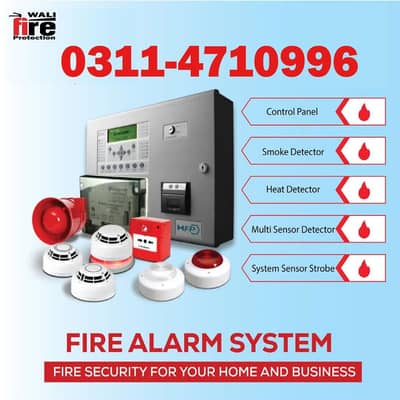 automatic computer fire safety control penal and tools installation