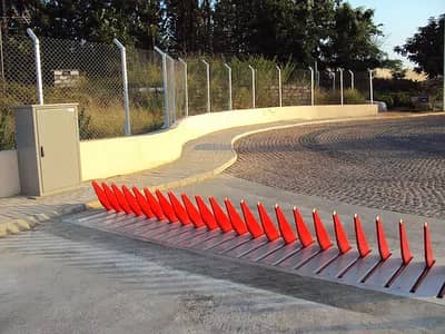 Tyre Killers, One way barriers, Road Spikes, Blockers in Pakistan