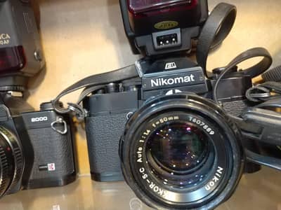 NIKON NIKOMAT EL WITH 50MM 1.4 LENS ALMOST EXCELLENT CONDITION (QUETTA