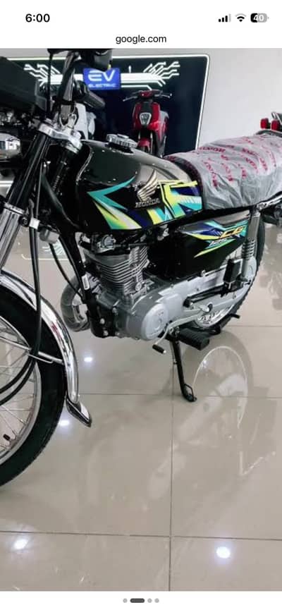 Honda CG 125 Black Colour available Showroom delivery for sale