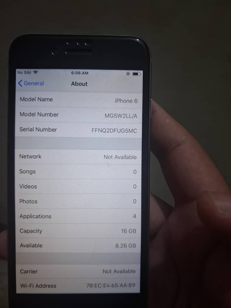 Apple iPhone 6/16 GB 4