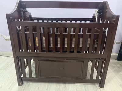 Baby Cot 2-in-1 (Cot + Swing) for Sale