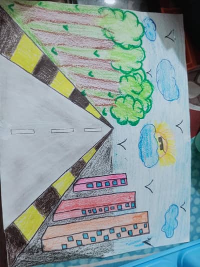 One point perspective. .