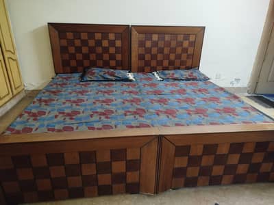 2 single beds with Matres for Sale
