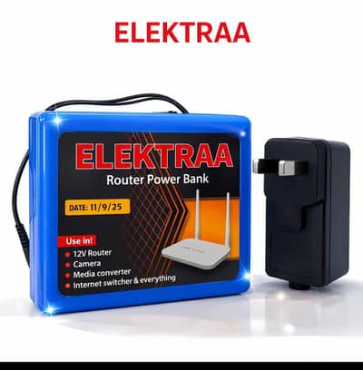 Router Mini UPS Powerbank New Box Pack Wholesale Quantity Available