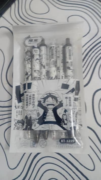 Imported japanese one piece themed pens (read description)