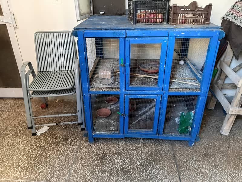 jumbo cage solid wooden 0