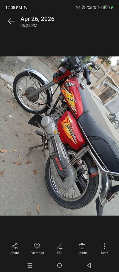 Honda CG 125 home use bike