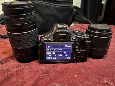 DSLR camera with 2 lens