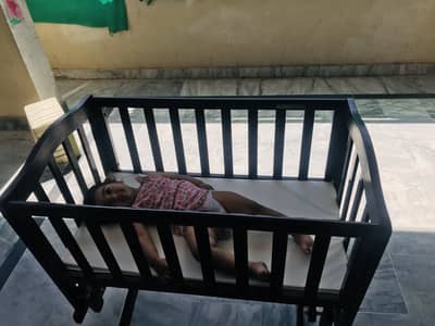 Branded Imported Baby Cot with swing and mattress