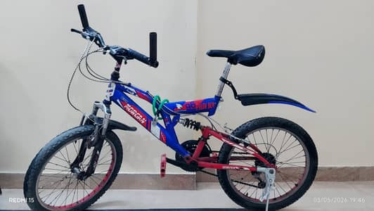 Dual Suspension Mountain Bike – Shimano Gears – ph: 03215207478