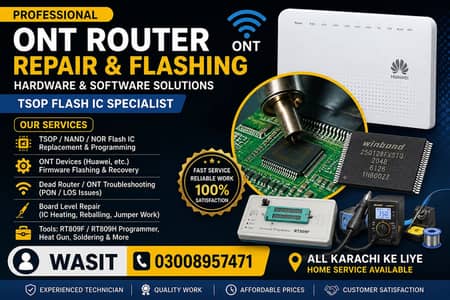 Huawei ONT Repair & Flashing Service (Karachi)
