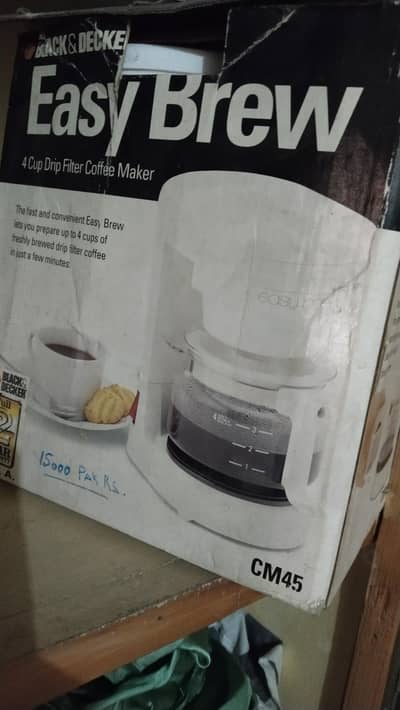 black and decor automatic electric coffee maker