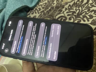 Iphone 16 Pro Max JV 256 GB 100 helth 200 cycle