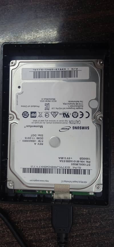 1 TB Hard Drive Samsung with original case