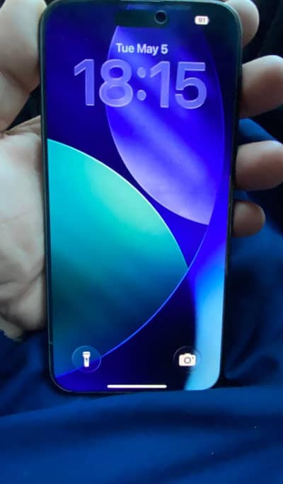 iphone 15 pro max 256GB blue titanium|JV|93% health