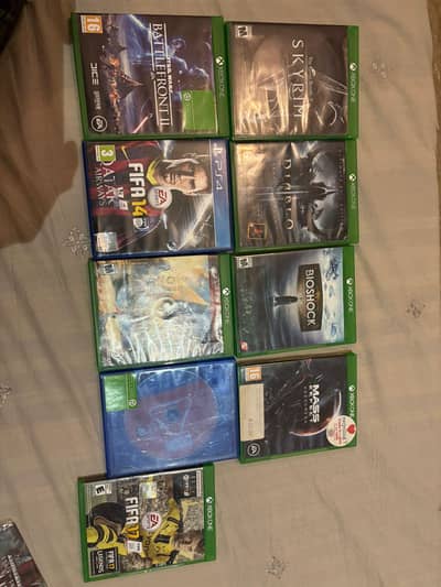 x box one  cds