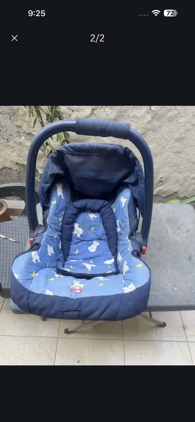 Imported car seat cum carry cot