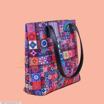 Imported Printed PU Leather Shoulder Bag For Women