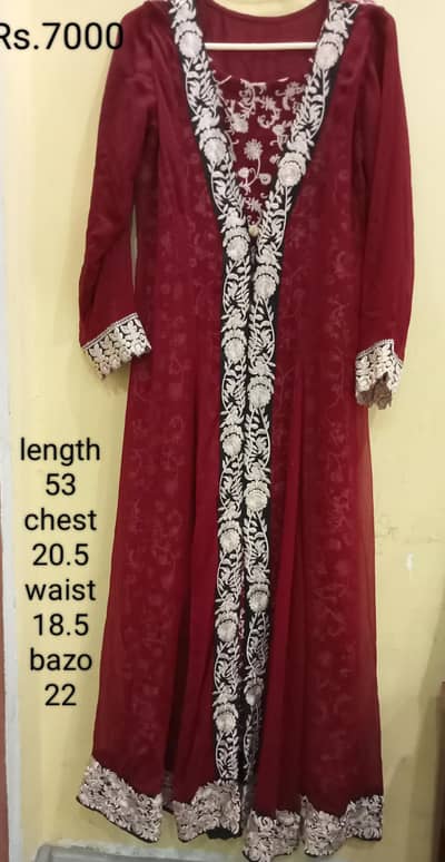Model style gown in Pure fabric