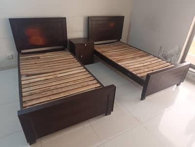 Two single beds for sale