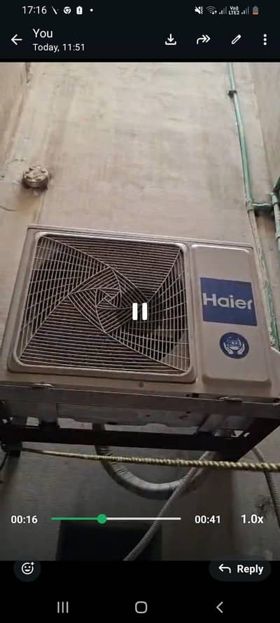 1.5 ton Haier Ac with 7 year warranty