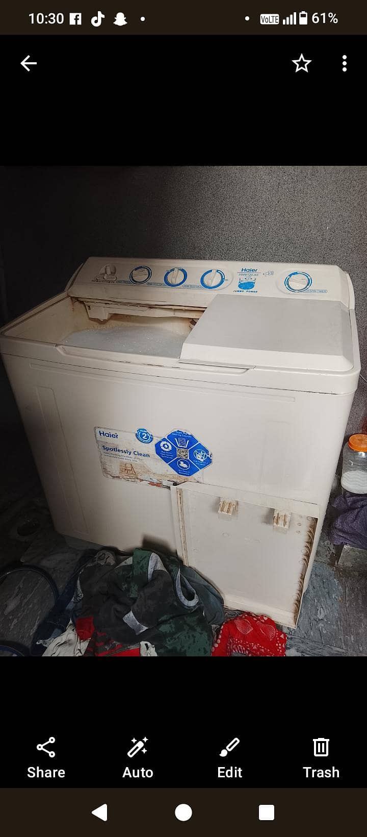Washing machine 1