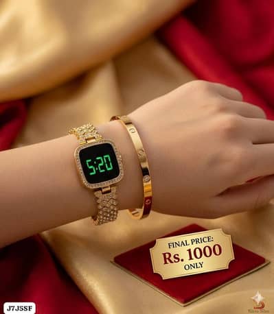 watch and braslet