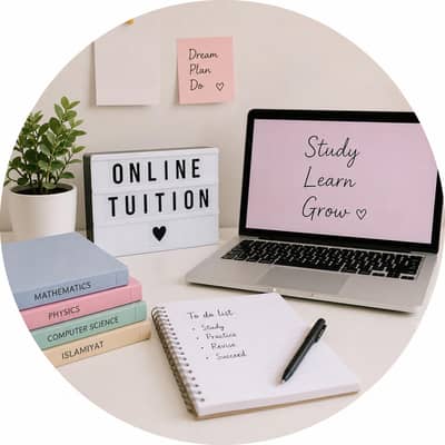 Online Tuition (Math, Physics, Computer, Islamiyat) – Free Demo