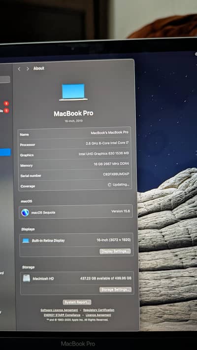 MacBook Pro 2019