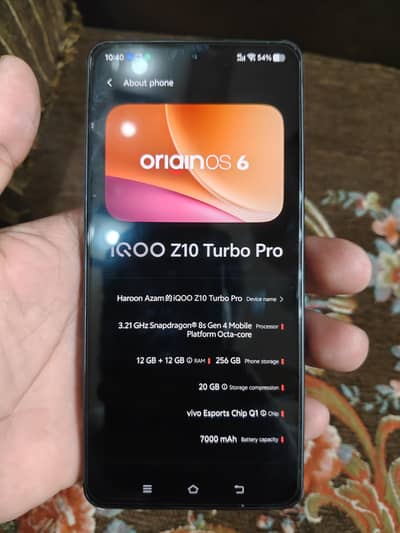 Selling IQOO Z10 TURBO PRO
