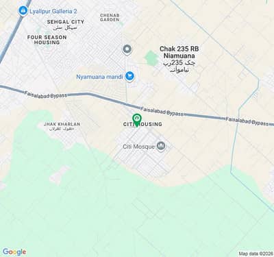 Highly-Desirable Prime Location 5 Marla Residential Plot Available In Citi Housing Samundri Road