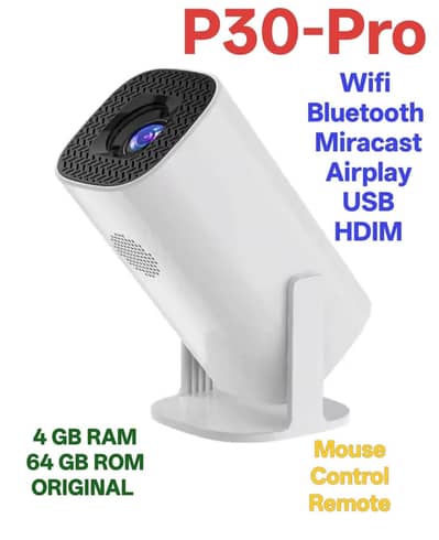 P30 Pro Android projector| 4/64 Original memory| Wifi , Bluetooth